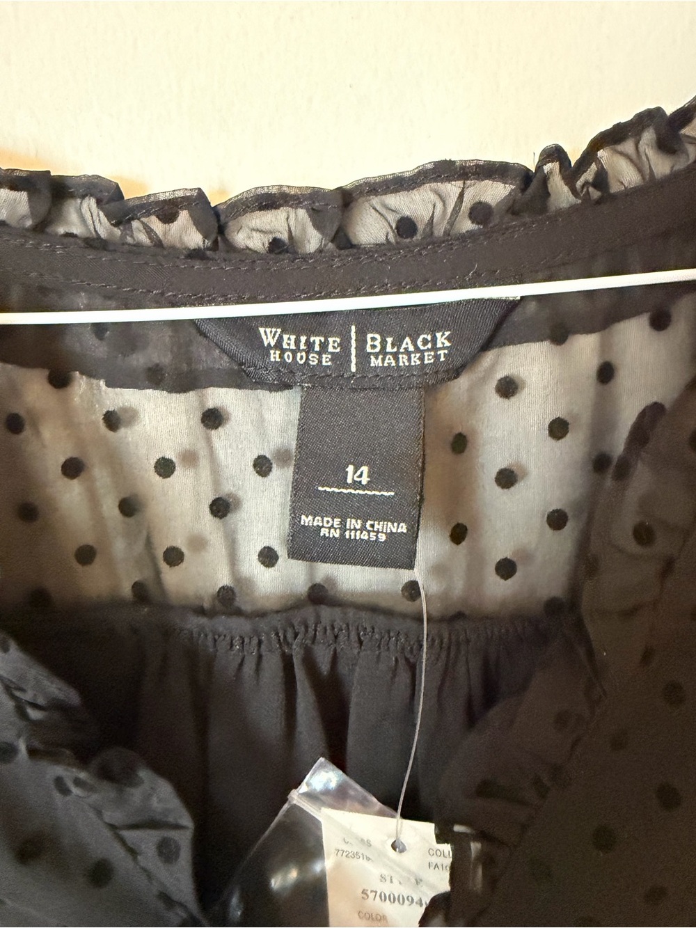 WHITE HOUSE BLACK MARKET dress- size 14 - NWT - Picture 2 of 3